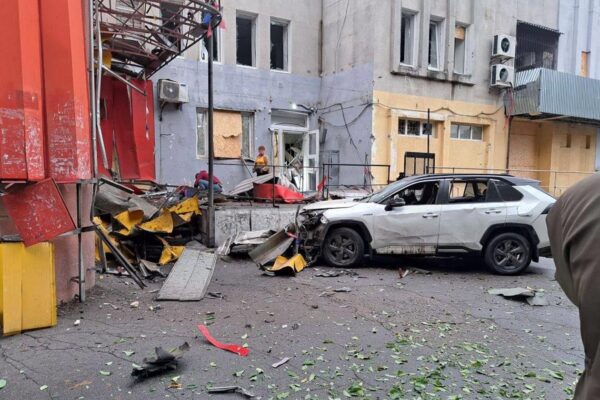 З'явилось відео атаки на зрадника в Новій Каховці