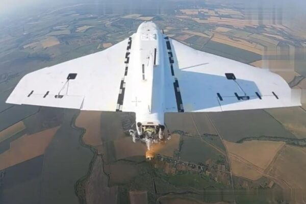 Військовий збив російський дрон Гербера з автомата